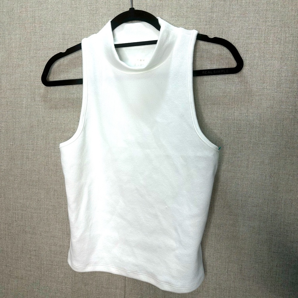 White Sleeveless Blouse